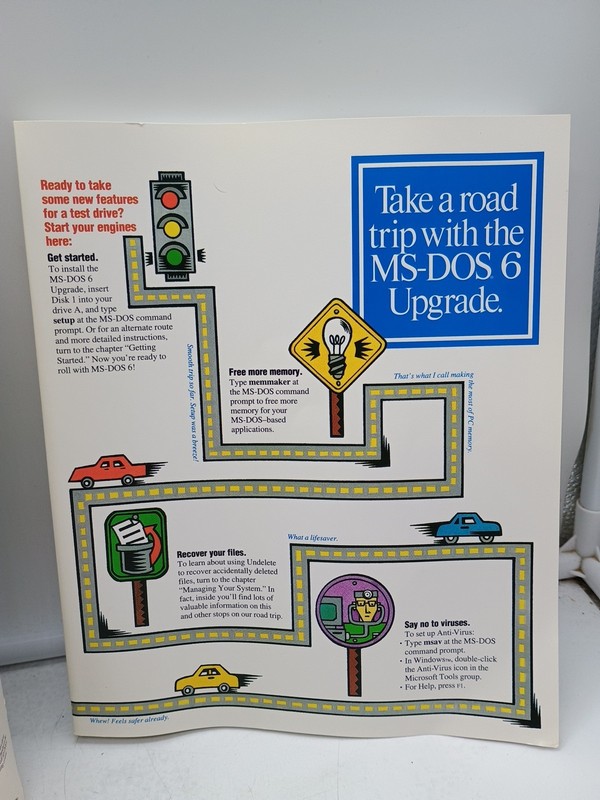 Vintage Microsoft MS-DOS 6 Software Upgrade Operating System gallery