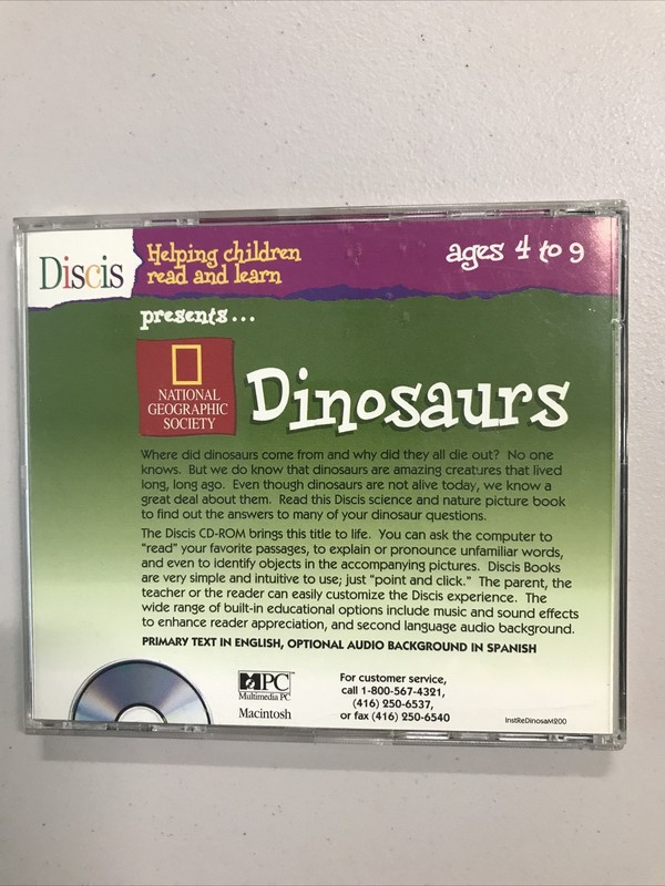 National Geographic Dinosaurs Cd Rom gallery