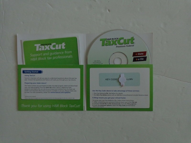 H&R Block TaxCut 2008 Premium Federal + Efile - Windows/Mac ( New Seale) gallery