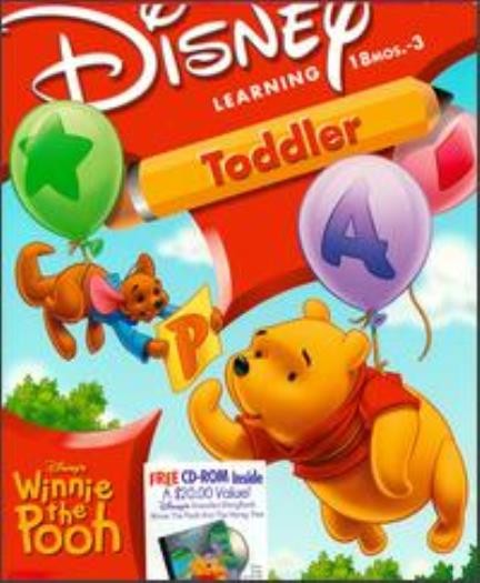 Disneys Winnie the Pooh Toddler PC MAC CD learn letters alphabet numbers game!