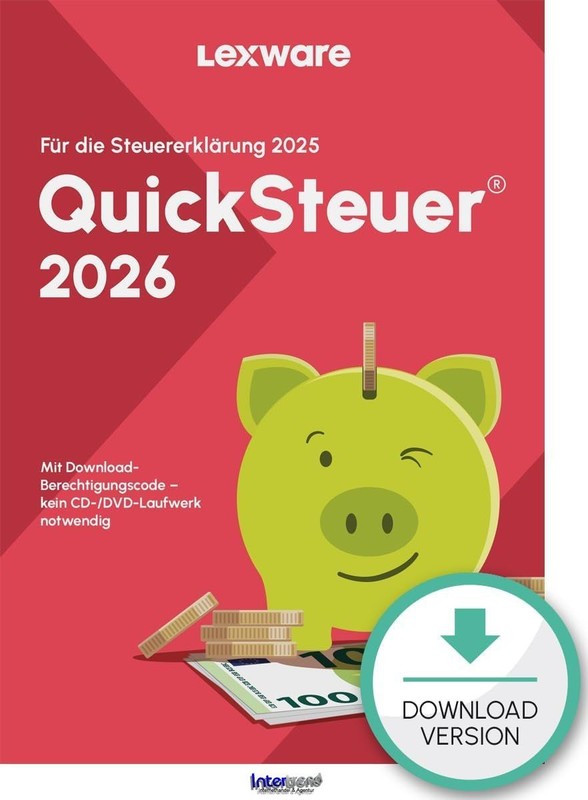Lexware QuickSteuer 2026 (tax year 2025) for 3 tax returns download NEW gallery