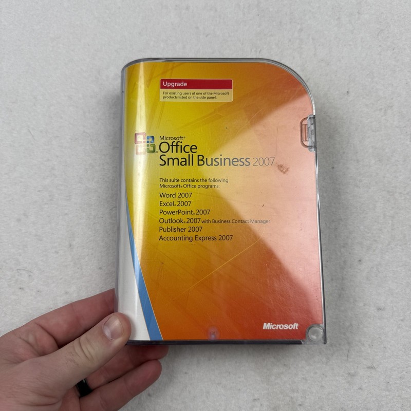 Microsoft Office Small Business 2007 Upgrade 2 Disc Set with Key, Dell OEM Case