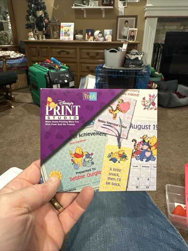 Disney’s Winnie The Pooh Print Studio PC CD-Rom Windows 1997