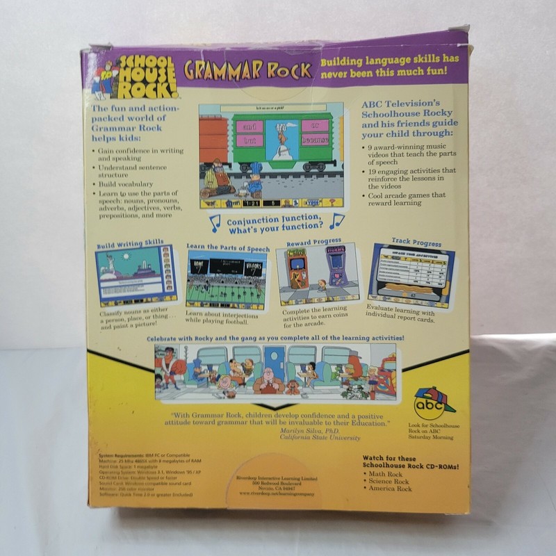 School House Rock Grammar Rock CD-ROM (Windows and Macintosh) - Very Good gallery