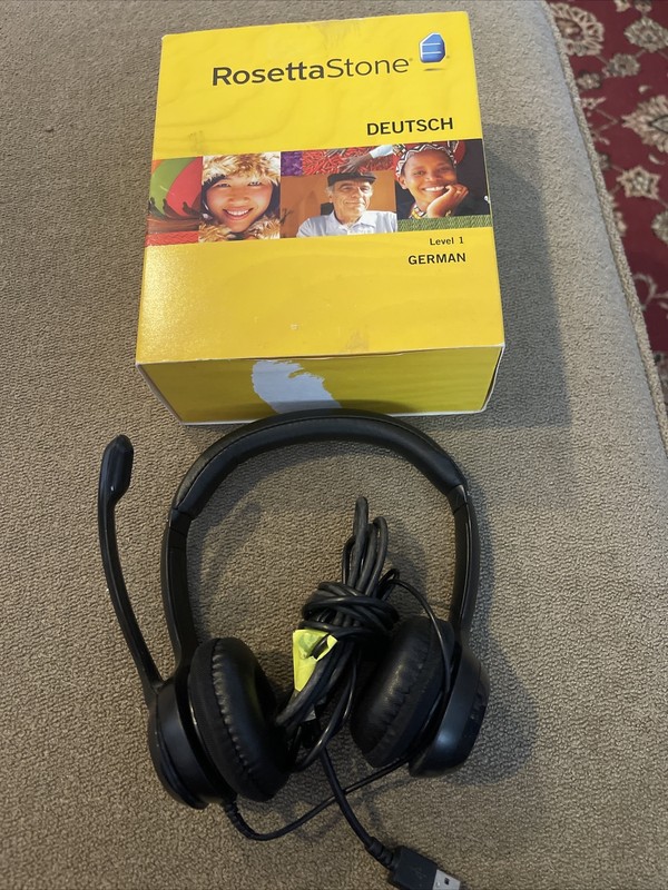 Rosetta Stone German Deutsch Version 43Level 1 With Headphones (CT)