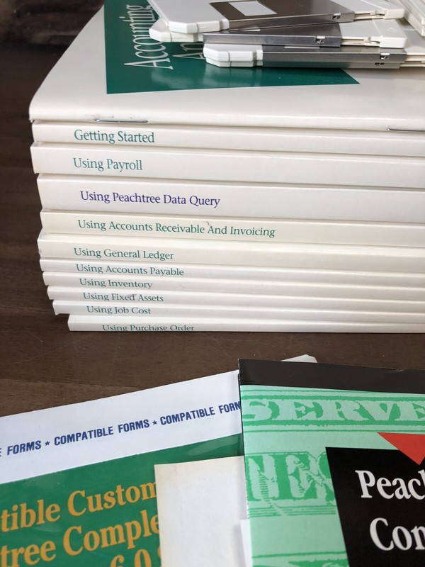 VINTAGE PEACHTREE SMALL BUSINESS ACCOUNTING SYSTEM Software 6.0 gallery