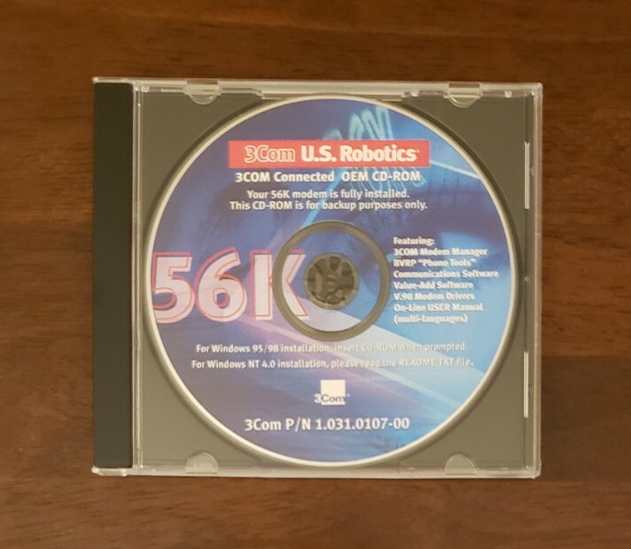 3Com Connected OEM CD-ROM (Vintage CD-ROM)