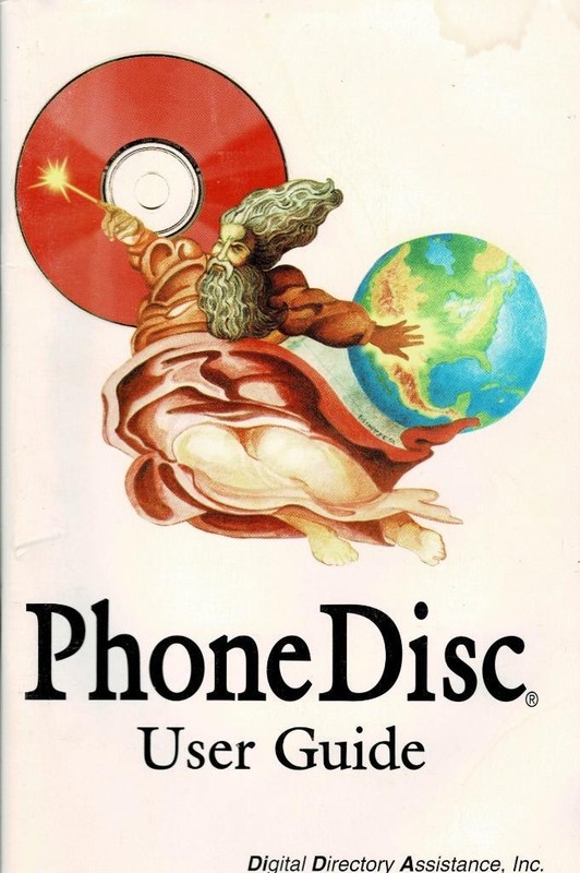 PhoneDisc POWERFINDER MARCH EDITION 1995 USED 5 CD SET WITH MANUAL