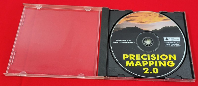 O) Precision Mapping 2.0 PC Just Softworks, Windows Software CD-ROM