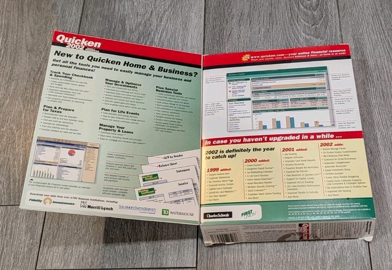 Quicken Home & Business Manage your Home & Business 2002 gallery