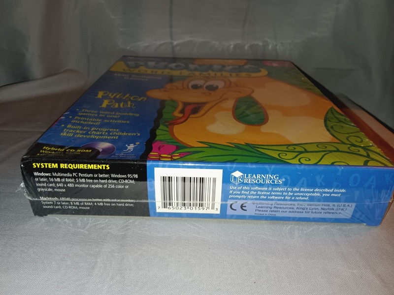 Learning Resources Phonics CD Rom Python Path windows 95/98 Macintosh gallery