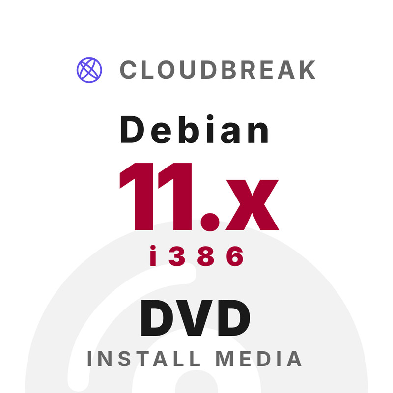Debian 11.x i386 Bootable/Live Install DVD NEW