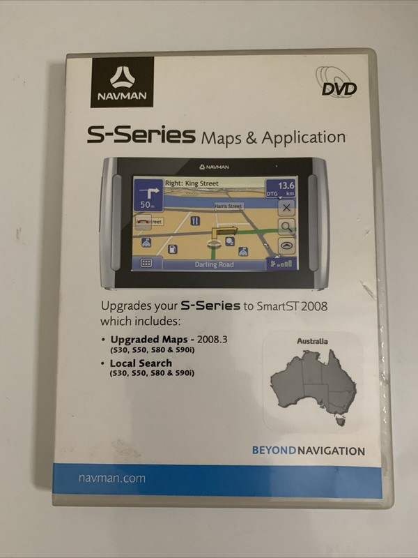 Navman S-Series Maps & Application Australia Smartest 2008