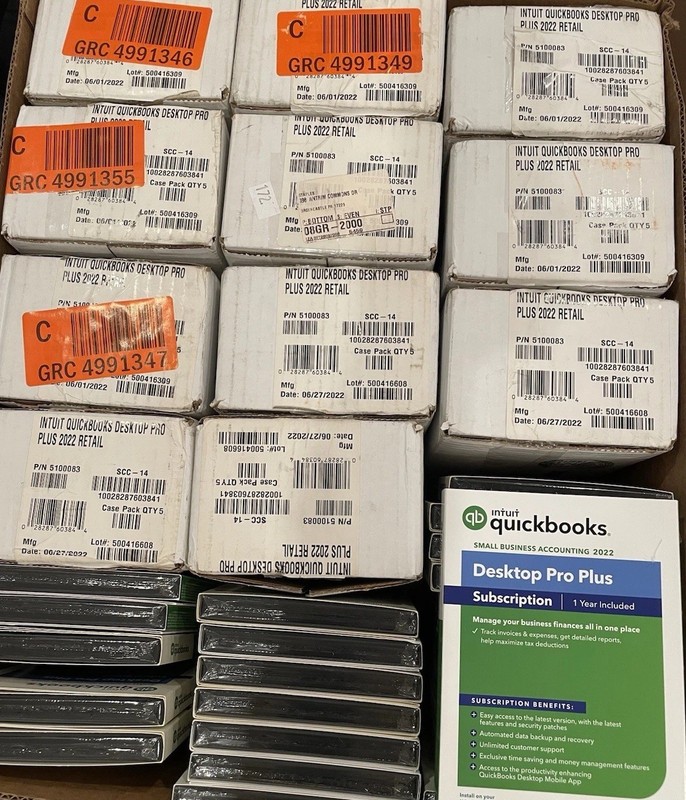 SEALED Intuit Quickbooks Desktop Pro Plus Small Business Accounting 2022 gallery