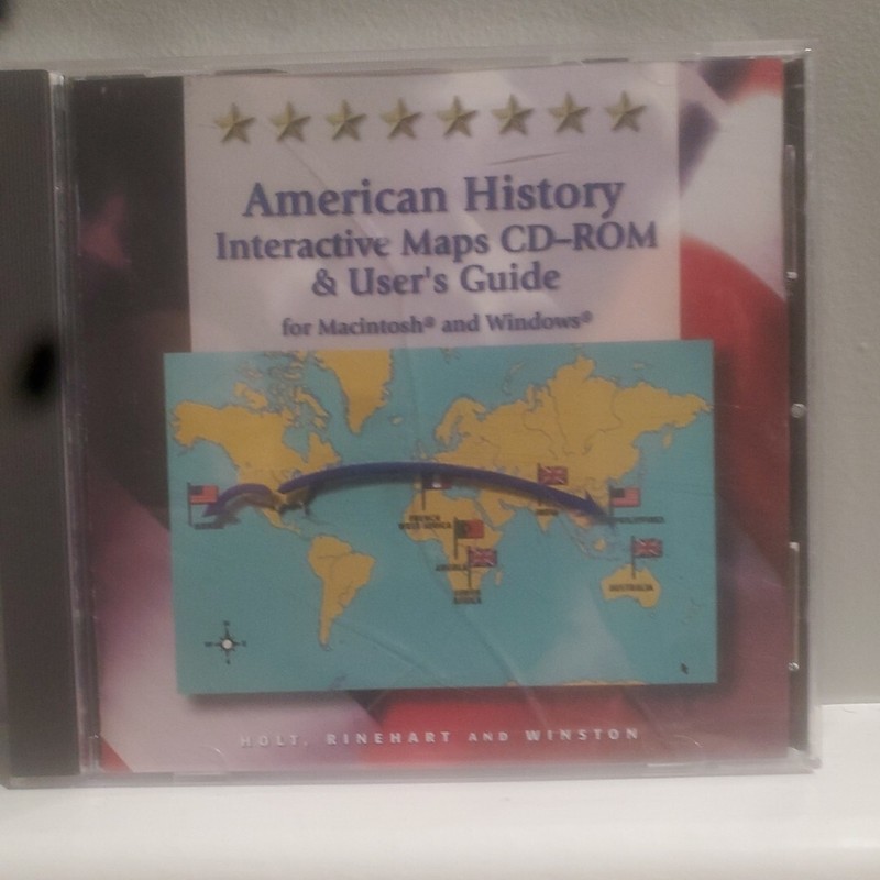 American History, Interactive Maos CD-Rom & Users Guide