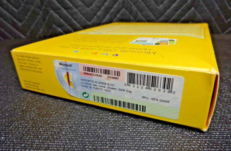 Microsoft Office Mac Home & Student 2008 Comes With 3 Product Keys gallery