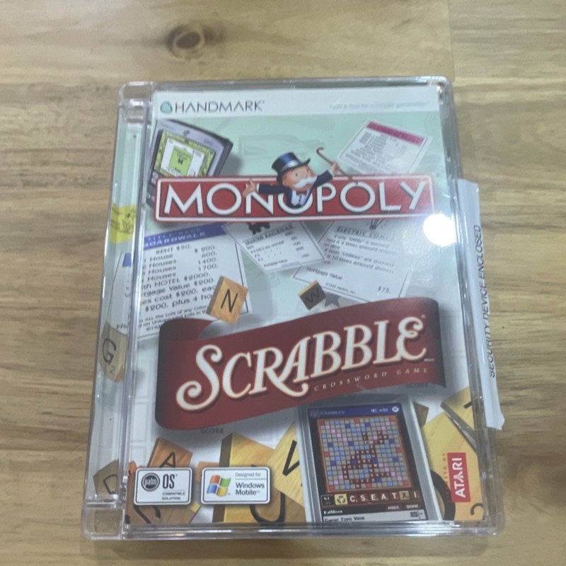 Handmark Global Star Monopoly Scrabble & 50 Great Utilities CD Palm OS Windows