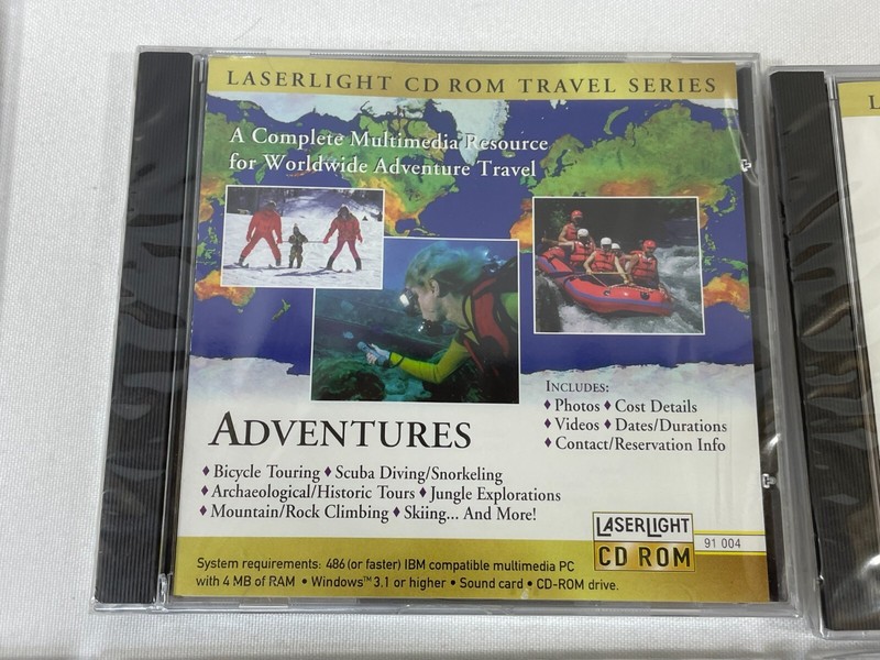 Lot of 6 - Vintage 1995 Laserlight CD-ROM Educational Series Software PC/MAC gallery