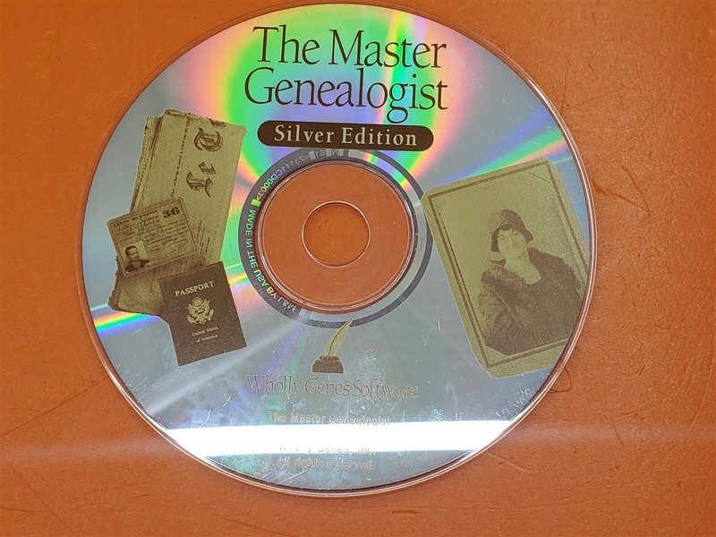 ⭐️⭐️⭐️⭐️⭐️ The Master Genealogist Silver Edition Disc Only