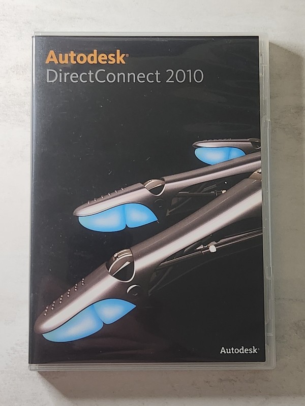 Vintage Autodesk DirectConnect 2010 DVD w/ Serial Number & Product Key