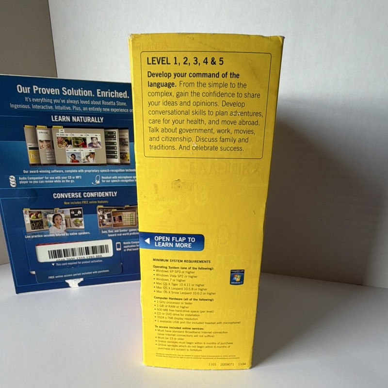 Rosetta Stone TOTALe German Levels 1-5 Language Course all cds and headphones gallery