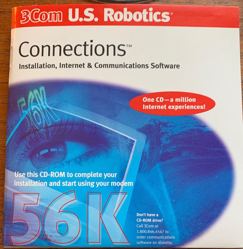 Lot #05 3Com Robotics 56k Modem Installation Guide & CD-Rom & Registration gallery