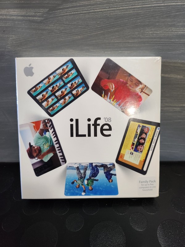Apple iLife ’08 RETAIL MB015Z/A MAC Software iPhoto iMovie DVD Sealed