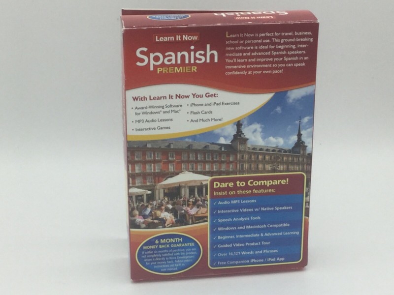 Nova Development US Learn It Now Spanish Premier for Windows/Mac gallery