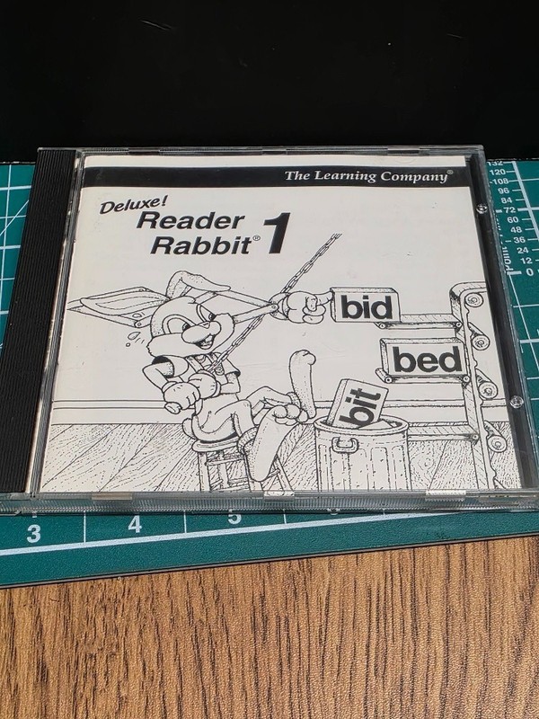 1994 The Learning Company Deluxe! Reader Rabbit 1 Ages 3-6 PC CD Windows MAC