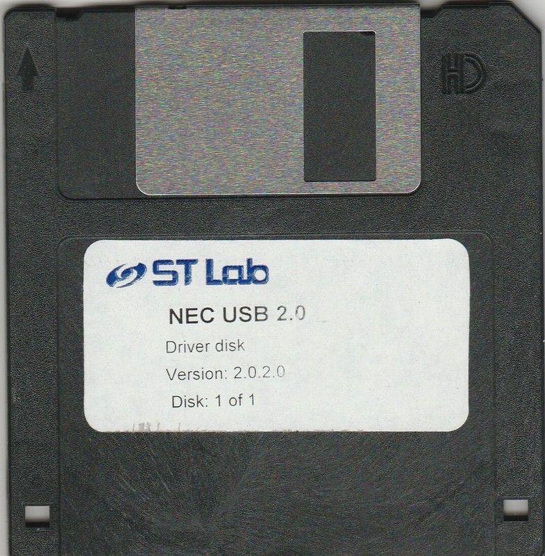 ST Lab NEC USB 2.0 Version 2.0.2.0 ~ 3.5″ disk