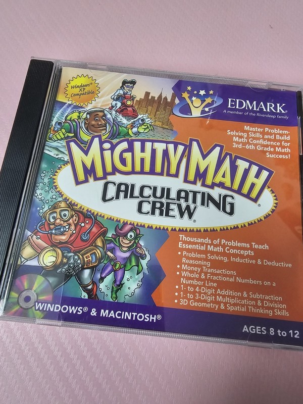 Mighty Math Calculating Crew PC,Mac.Master problem solving skills & build Used