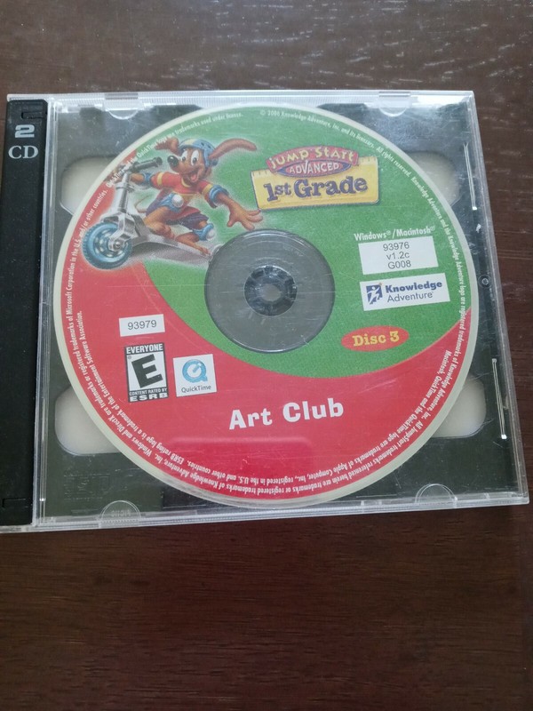 Jump Start Advanced First 1st Grade PC CD-ROM CD Set missing disc 4