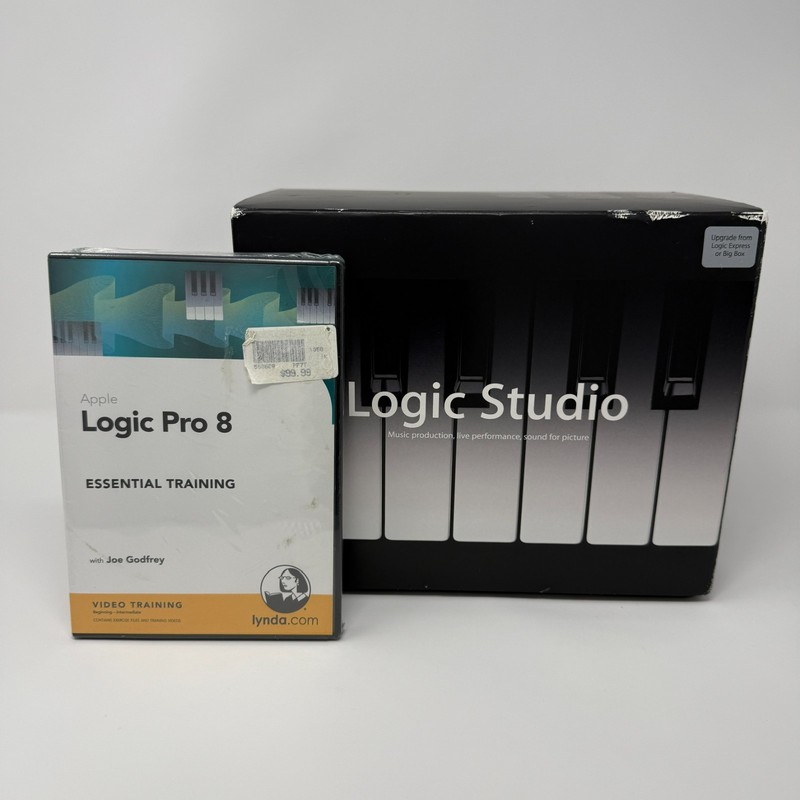Apple Logic Studio Logic Pro 8 Complete Vntg Software 2007 w Essential Training