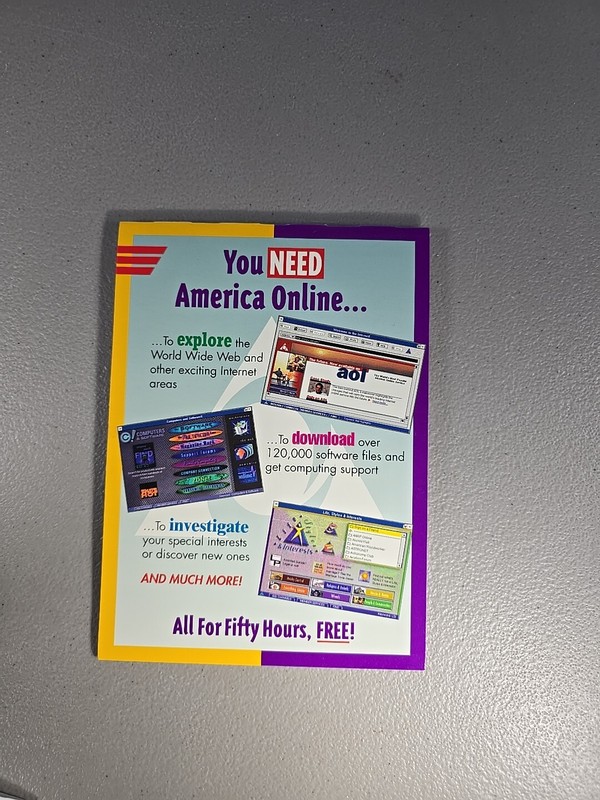 America Online AOL 1996 Version 3.0 For Windows 3.5" Floppy Disk  gallery