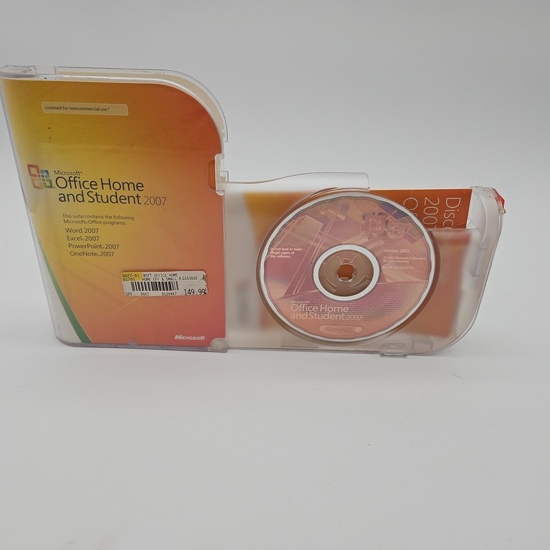 MICROSOFT OFFICE HOME AND STUDENT 2007 WITH PRODUCT KEY INCLUDED NO MANUAL gallery