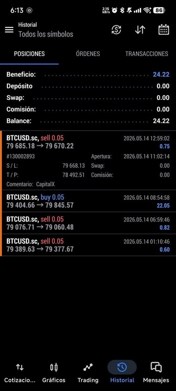 v1.8 Capital X BTC Scalper EA Metatrader MT5 MQL5 Crypto Bot Trading Forex Robot gallery
