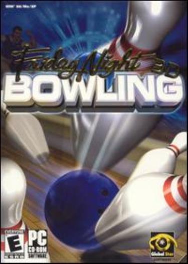 Friday Night 3D Bowling PC CD beach palm themed bowl ball bowler tournament game