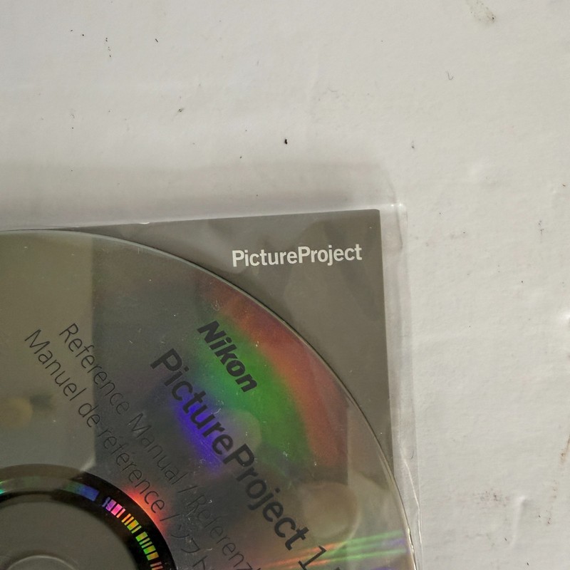 Nikon Picture Project 1.5 CD-Rom Software / Reference Manual 2 CDs NEW Sealed gallery