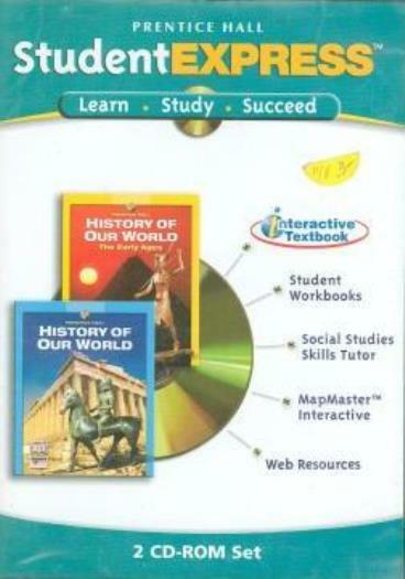 Prentice Hall History Of Our World Student Express PC MAC CD Early Ages 2CD BOX!