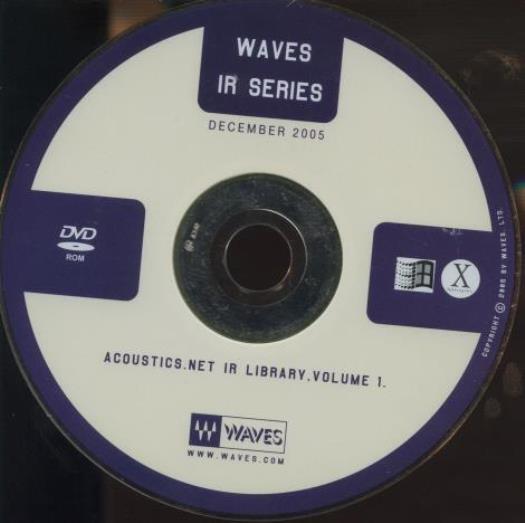 Reverb Series Vol. 1 PC MAC DVD collection of acoustics music sound creation!