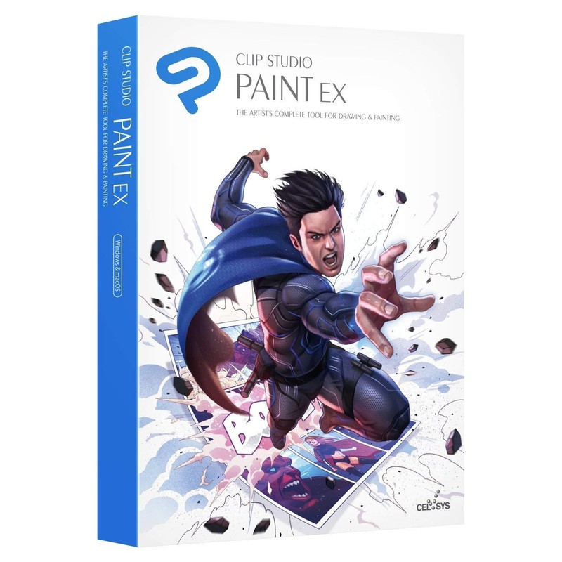 Clip Studio Paint EX Win/Mac – Premium Edition – Retail Box