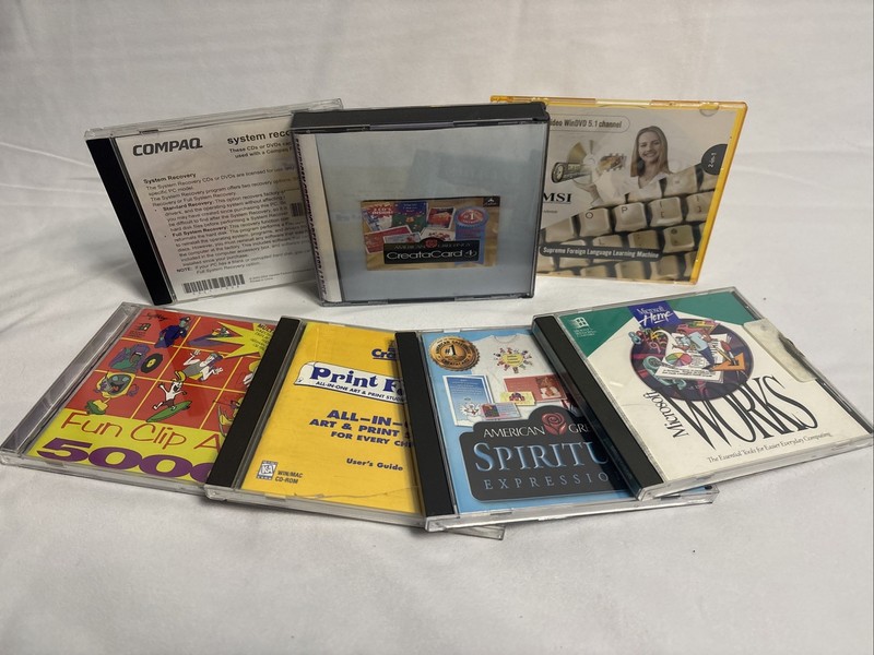Vintage PC Software Lot – See Description