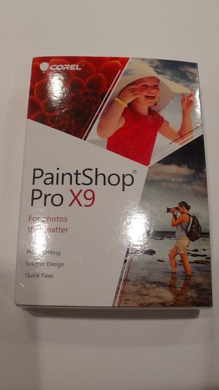 Paintshop Pro X9, photo editing PC software