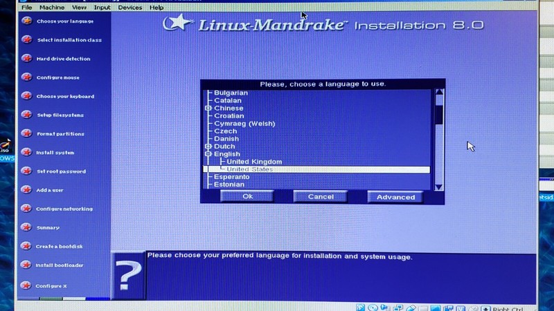 Linux Mandrake 8.0 x86 Installation DVD gallery