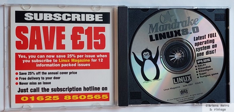 Mandrake Linux 8.0 – Full Operating System – Linux Magazine Cover CD – 2001 gallery