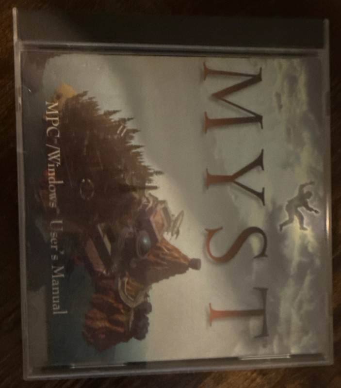 Myst Windows User’s Manual Computer Game CD Arts & Culture Model Myst MPC
