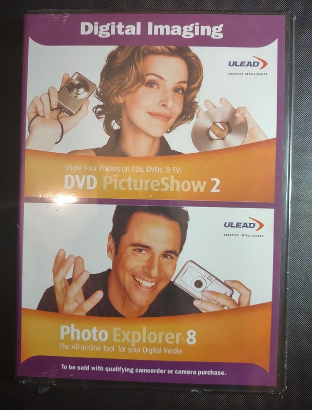 ULead DVD PictureShow 2. PLUS Photo Explorer 8. CD Software. New, Sealed. gallery