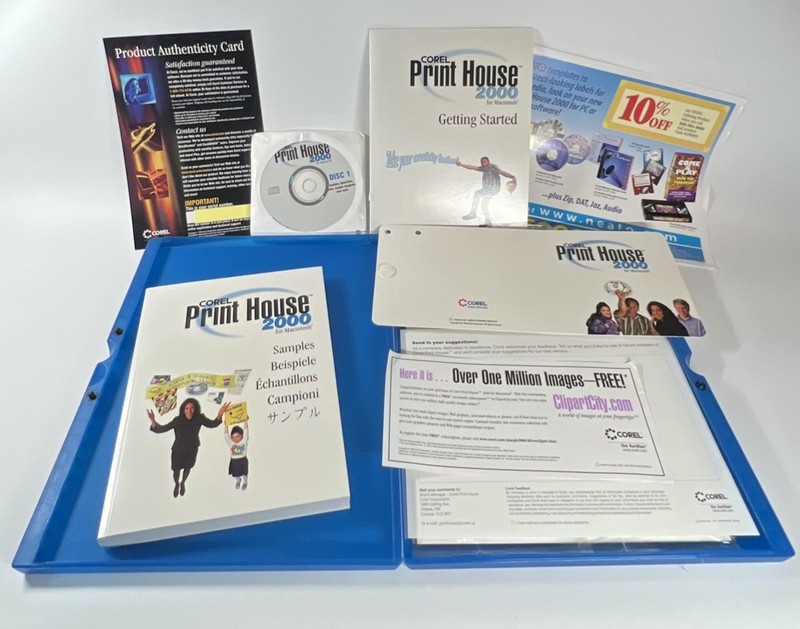 Corel Print House 2000 for Macintosh: Vintage Computing New Open Box: See Photos