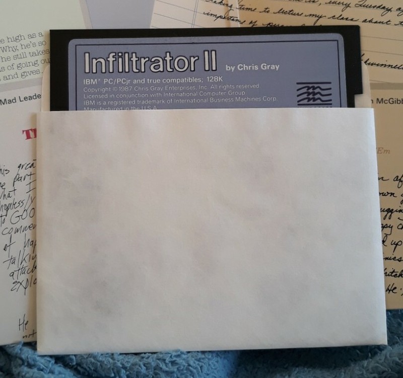 Infiltrator II by MINDSCAPE, IBM PC/PCjr 128K, 5.25 disk. VINTAGE PC GAME gallery