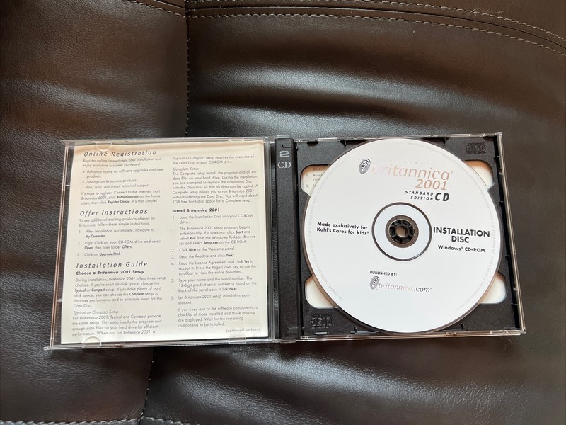 Britannica 2001 Standard Edition Version CD - Made For Kohl’s Cares for Kids gallery